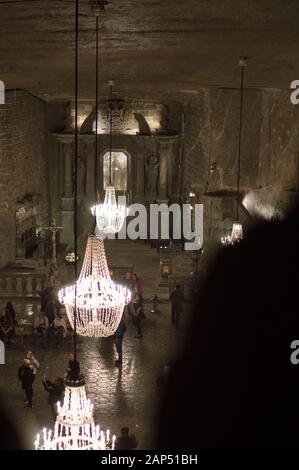 Captures from the Salt Mines in Poland Stock Photo