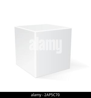 Cube. 3d geometric shape Stock Vector