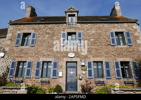 Ile de Batz, traditional house, guest house, Finistere, Bretagne, France, Europe Stock Photo