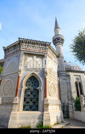 Türkei, Istanbul, Sultanahmet, Peykhane Caddesi, Keçecizade Fuad Paşa Türbesi Stock Photo