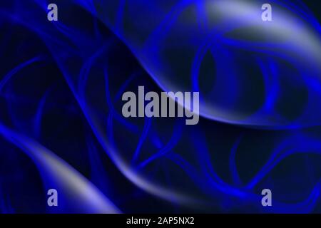 Abstract background design with dark blue waves. Stock Photo