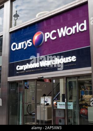 Currys PC World Store, Oxford Street, London, England, UK, GB. Stock Photo