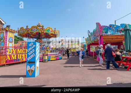 Dymchurch England - August 19 2019; Amusement Park Stock Photo