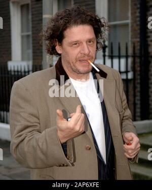 marco pierre white cigarette poster Celebrity chef Marco Pierre-White leaving the divorce courts in Holborn in  2008 Stock Photo