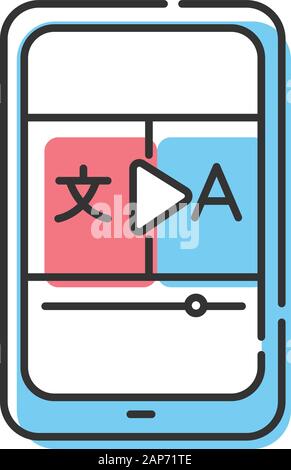 Translation dictionary icon, cartoon style Stock Vector Image & Art - Alamy