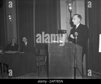 Conference Anti-Revolutionary Party in Scheveningen Date: December 3, 1948 Location: Scheveningen, Zuid-Holland Keywords: conferences, politics, political parties Stock Photo