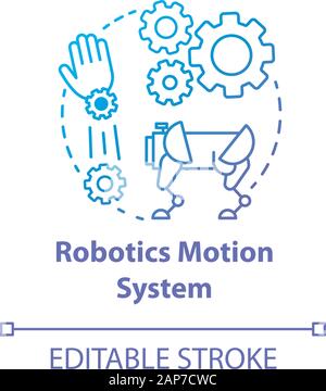 Automation technologies gradient linear vector icons set Stock Vector ...