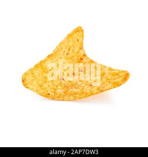 Corn Chips Isolated on White Background Stock Photo