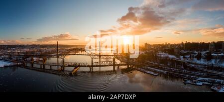 New Westminster, Vancouver, British Columbia, Canada. Stock Photo