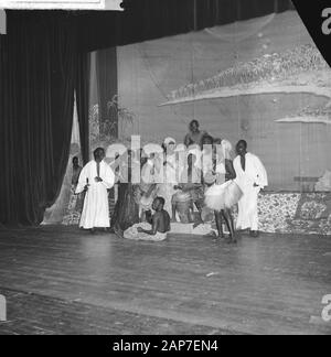 African Dance Company of Senegal. Performance in Kurzaal Date: 20 July 1961 Keywords: Performances Institution name: Kurhaus Stock Photo