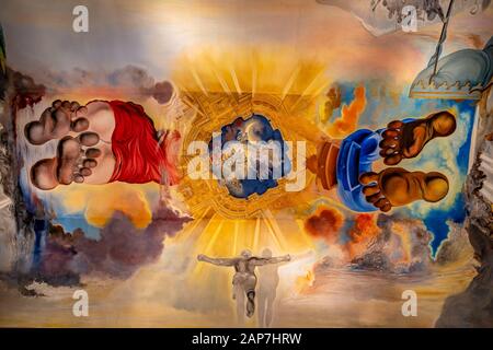 Art installations at the Salvador Dali museum in Figueres, Spain Stock Photo