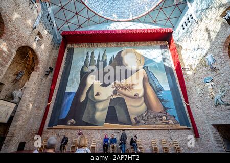 Art installations at the Salvador Dali museum in Figueres, Spain Stock Photo