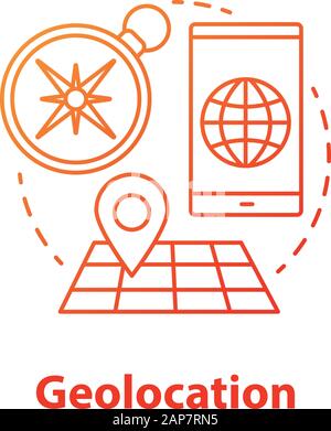location geotag thin line logo Stock Vector Image & Art - Alamy