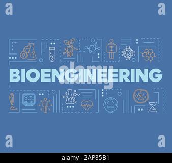 Bioengineering Vector Icon Symbol. Creative Sign From Biotechnology ...