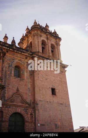 Cusco Cathedral located on the main square of Cusco in Peru Stock Photo