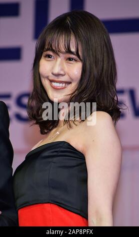 Tokyo, Japan. 21st Jan, 2020. Japanese actress Kasumi Arimura attends the 31st Japan Best Jewellery Wearer Awards at Tokyo Big Sight in Tokyo, Japan on January 21, 2020. Credit: Aflo Co. Ltd./Alamy Live News Stock Photo