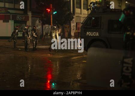 Tank Riot Officer Riot squad officers, esmad in the tank during the riots at the National ...