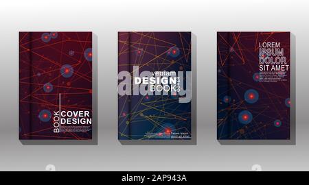 Minimal vector cover design background. New texture for your design. Stock Vector