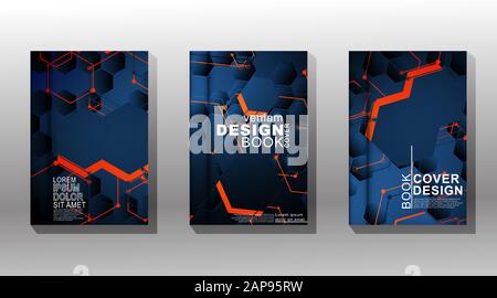 Minimal vector cover design background. New texture for your design. Stock Vector
