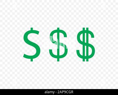 Dollar, money icon. Vector illustration, flat design Stock Vector