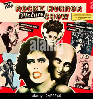 The Rocky Horror Picture Show - original vinyl album cover - The Rocky Horror Picture Show - 1975 Stock Photo