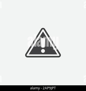 Attention sign, Warning caution board, Alert icon, Danger symbol, danger warning sign, emergency alert, Caution vector icon illustration Stock Vector