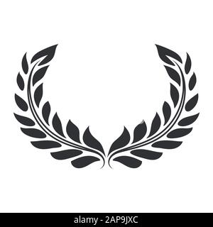 Wrench. Black flat symbol Stock Vector