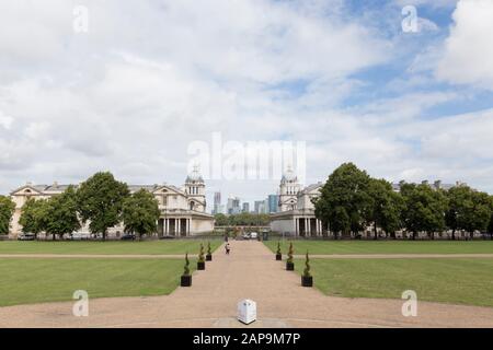 Royal Naval College, Greenwich, London, England Stock Photo
