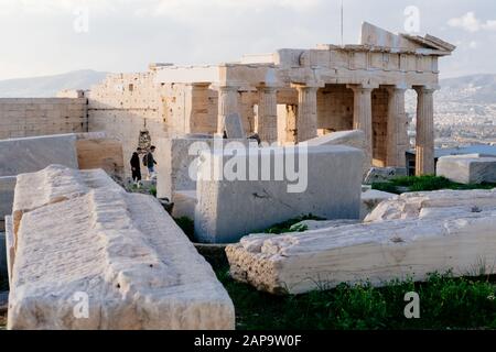 The monumental gateway to the Acropolis, the Propylaea was built under ...