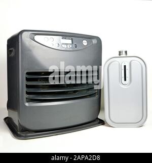 Kerosene heater or mobile heater for the winter Stock Photo