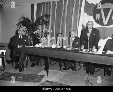 Association of Wholesalers, congress and dinner Amsterdam Date: 21 april 1955 Location: Amsterdam, Noord-Holland Keywords: BOND, Wholesalers, congresses Stock Photo