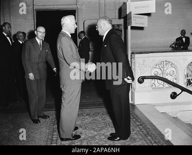 Association of Wholesalers, congress and dinner Amsterdam Date: 21 april 1955 Location: Amsterdam, Noord-Holland Keywords: BOND, Wholesalers, congresses Stock Photo