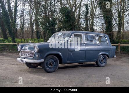 RAF liveried 1960 Standard Ensign estate classic British station wagon car Stock Photo