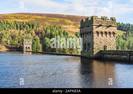 Derwent Dam, Upper Derwent Valley, Peak District, Derbyshire Stock ...