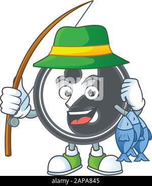 Happy yin yang mascot design with a big glass Stock Vector Image & Art ...