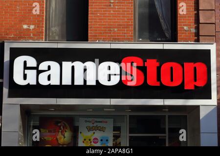 GameStop in Downtown Brooklyn in New York on Monday, January 1, 2018 ...