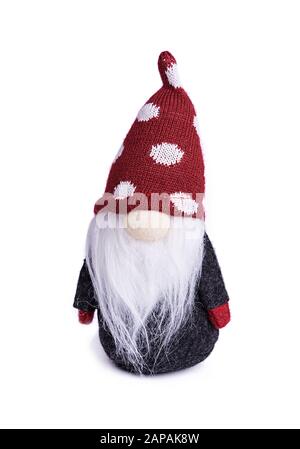 Christmas dwarfs isolated on white background Stock Photo
