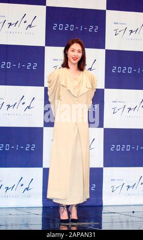 Lee Yeon-Hee, Jan 22, 2020 : South Korean actress Lee Yeon-Hee attends a press conference for new MBC drama 'The Game: Towards Zero' at the Munhwa Broadcasting Corporation (MBC) in Seoul, South Korea. Credit: Lee Jae-Won/AFLO/Alamy Live News Stock Photo