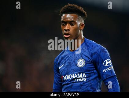 Chelsea's Callum Hudson-Odoi during English Premier League between Chelsea and Arsenal at Stanford Bridge Stadium, London, England on 21 January 2020 (Photo by AFS/Espa-Images) Stock Photo