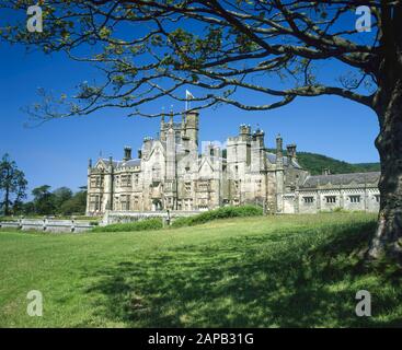 Margam Manor, Victorian Manor House, Port Talbot, South Wales. Stock Photo