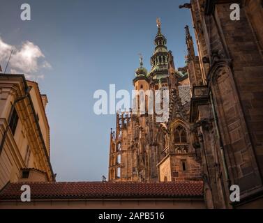 Prague, Czech Republic 1/5/2020: St. Vitus Cathedral.