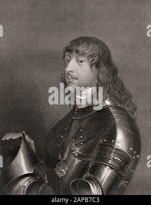 James Stanley, 7th Earl of Derby KG, Lord Strange, 1607-1651, a supporter of the Royalist cause in the English Civil War Stock Photo