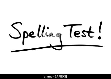 spelling test clip art black and white