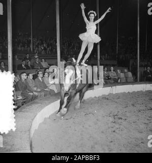 Circus Mikkenie in Turnhout Belgium Date: July 13, 1951 Location: Belgium, Turnhout Keywords: Circus Mikkenie Stock Photo