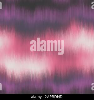 Soft blurry ikat gradient ombre seamless pattern Stock Vector