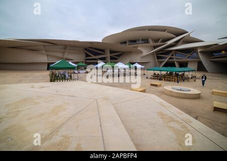 Doha, Qatar - 19 January 2020 : beautiful image of the National Museum Of Qatar Stock Photo