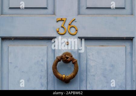 House number 36 Stock Photo