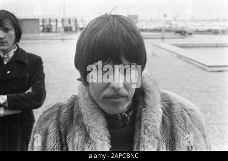 Arrival English pop singer Julie Driscoll at Schiphol Date: 29 april 1968 Location: Noord-Holland, Schiphol Keywords: arrivals, singers Personal name: Julie Driscoll Stock Photo