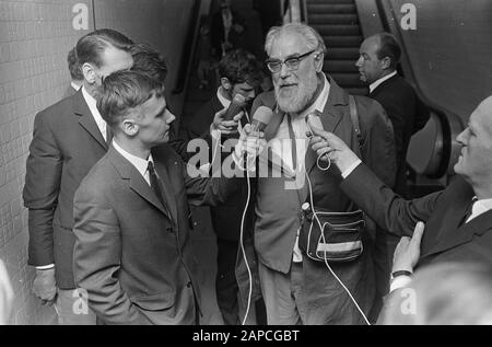 Prof Rave March Arrival Prof. Rave at Schiphol Airport after 10 years Middle East, June ...