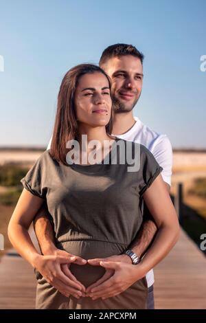 Happy couple photos during sunset in a field. | Adventure couple, Good  morning my friend, Couple photos